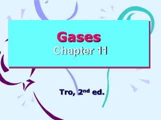 Gases Chapter 11