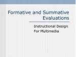 Formative and Summative Evaluations