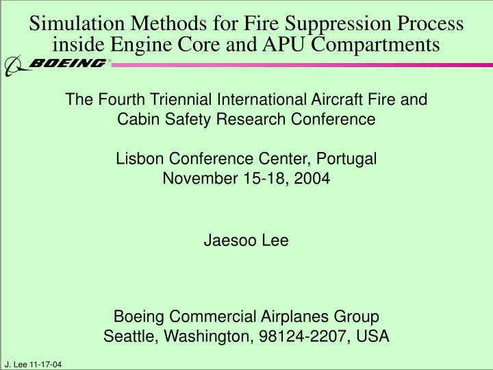 simulation methods for fire suppression process