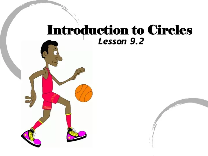 introduction to circles