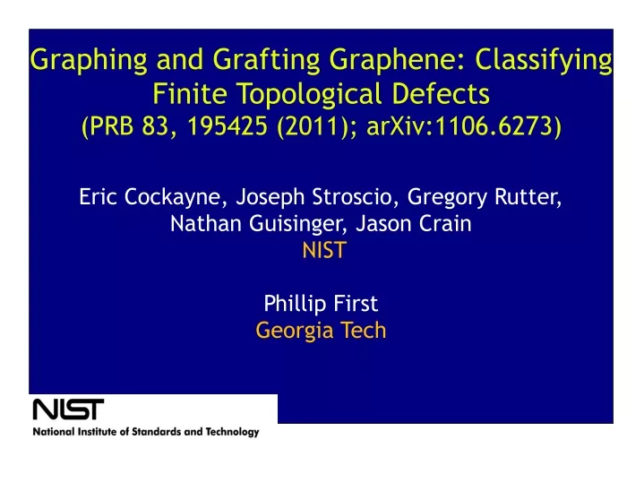 graphing and grafting graphene classifying finite
