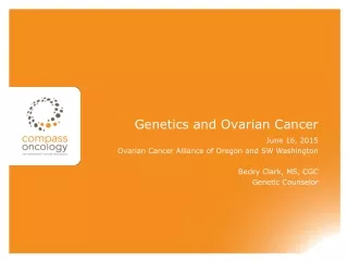 Genetics and Ovarian Cancer