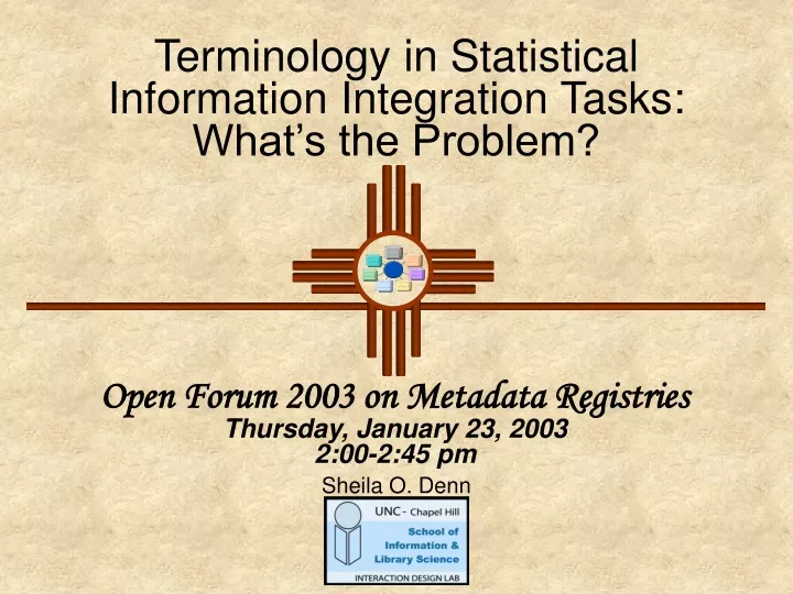 terminology in statistical information integration tasks what s the problem