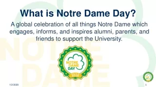 What is Notre Dame Day?