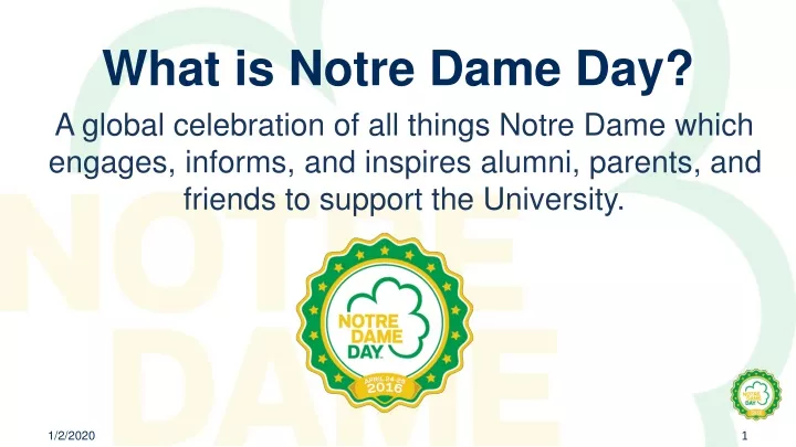 what is notre dame day