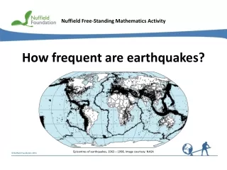 How frequent are earthquakes?