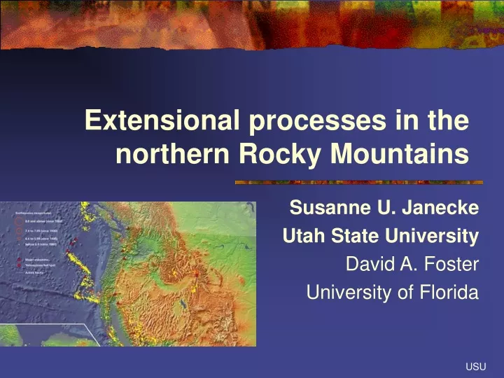 extensional processes in the northern rocky mountains