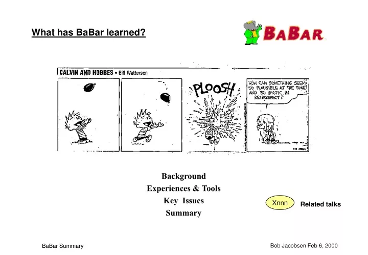 what has babar learned