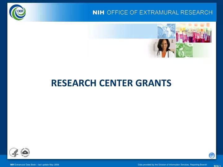 research center grants