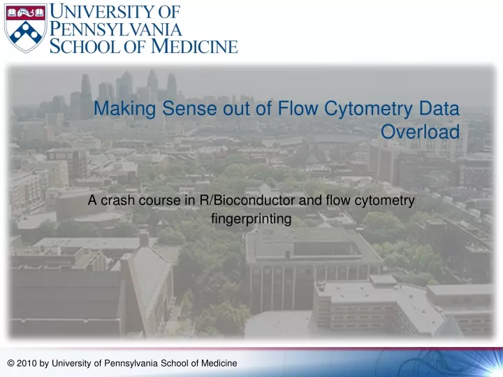 making sense out of flow cytometry data overload