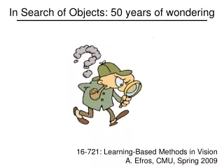 In Search of Objects: 50 years of wondering