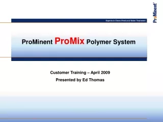 ProMinent  ProMix  Polymer System