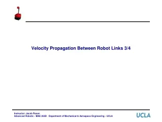 Velocity Propagation Between Robot Links 3/4