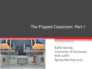 The Flipped Classroom: Part I