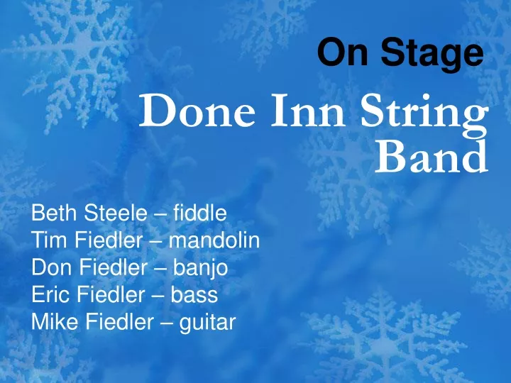 done inn string band