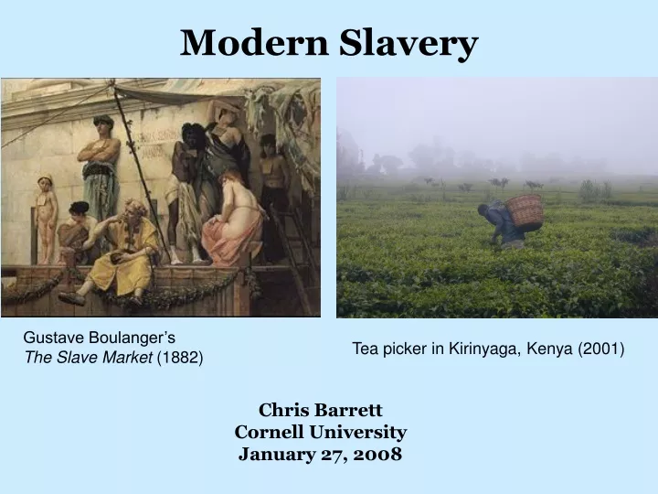 modern slavery