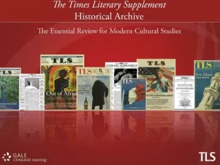 Why is the  Times Literary Supplement Historical Archive  an essential resource?