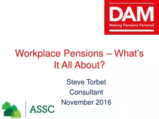 Workplace Pensions – What’s It All About?
