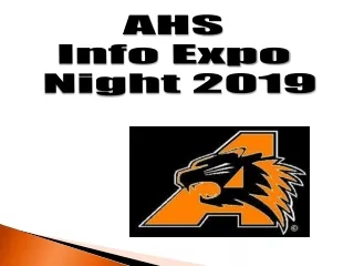 AHS  Info Expo  Night 2019