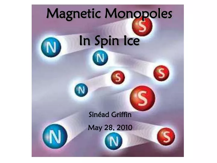 magnetic monopoles in spin ice