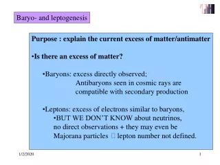 Baryo- and leptogenesis