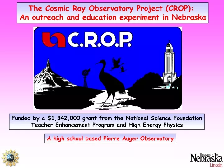 the cosmic ray observatory project crop