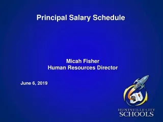 Principal Salary Schedule