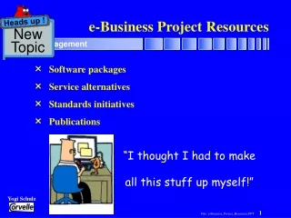 e-Business Project Resources