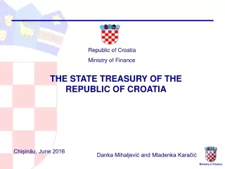 Republic of Croatia  Ministry of Finance