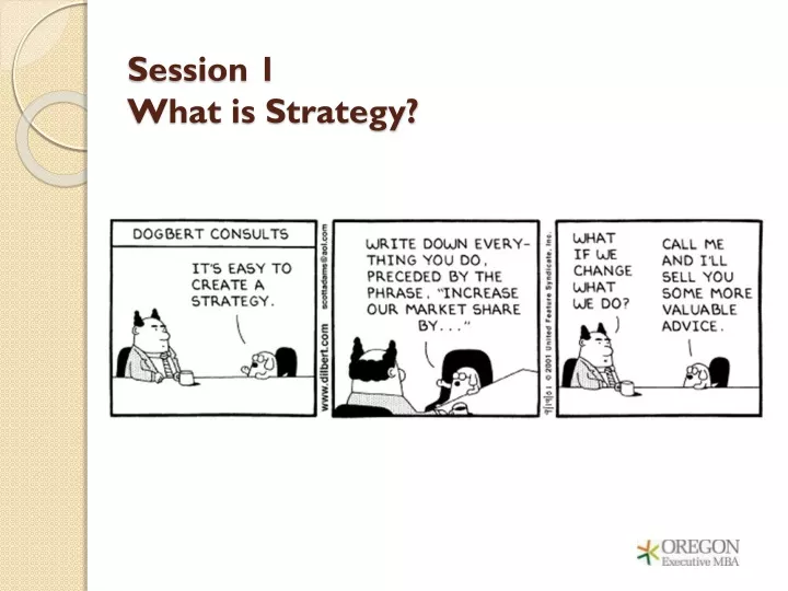session 1 what is strategy