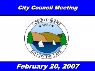 City Council Meeting