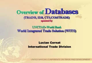 Lucian Cernat International Trade Division