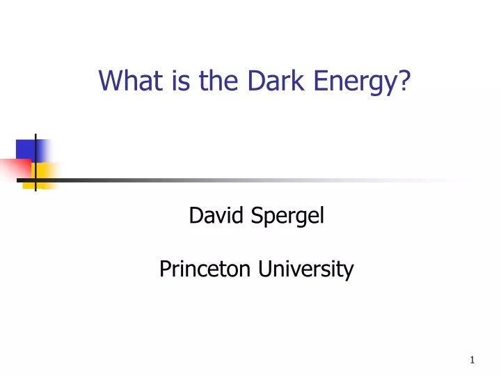 what is the dark energy
