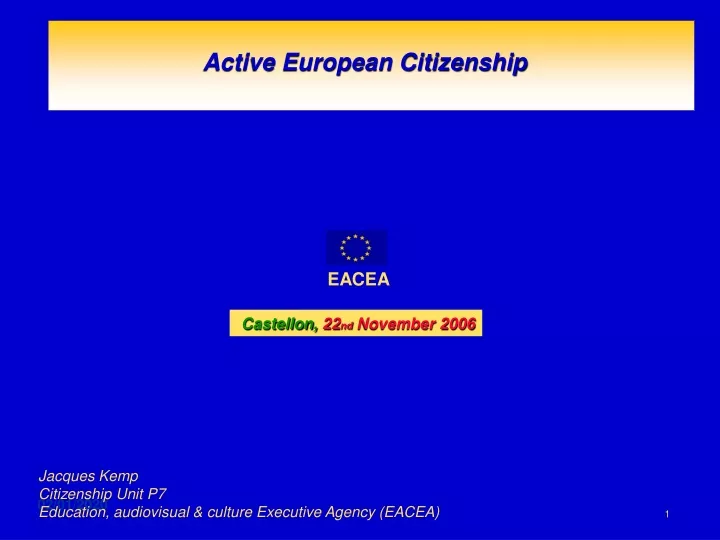 active european citizenship