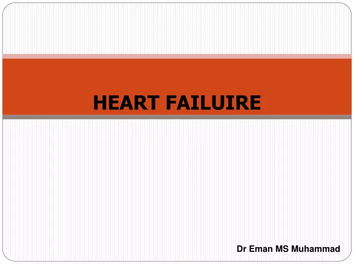 heart failuire