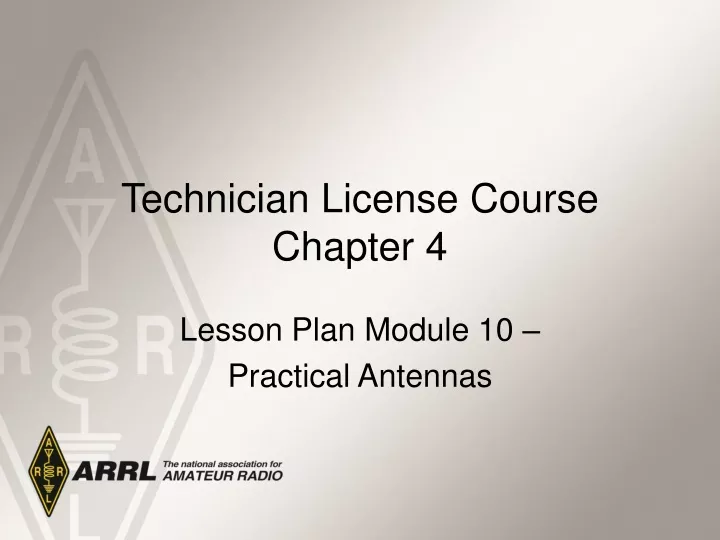 technician license course chapter 4