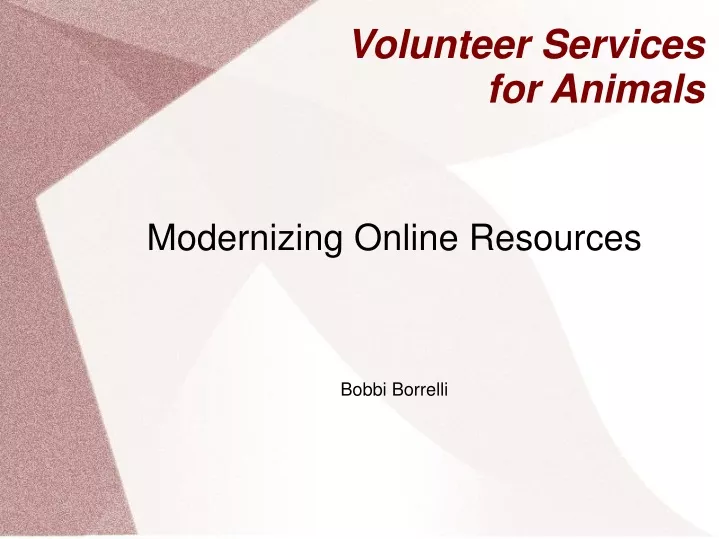 modernizing online resources bobbi borrelli