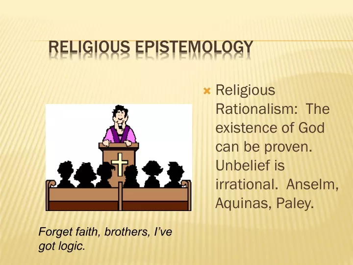 religious epistemology