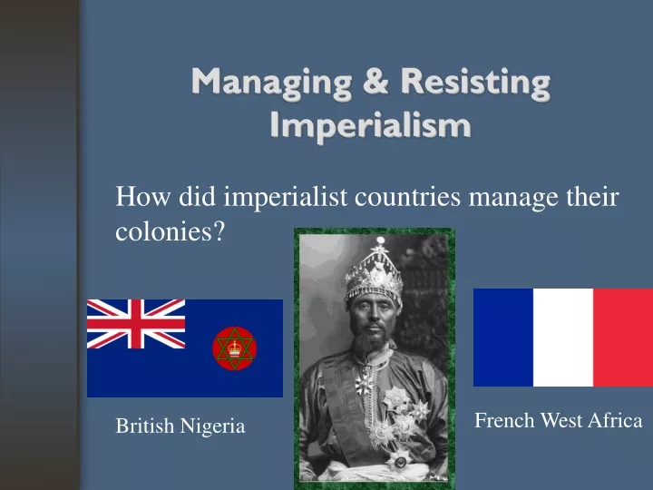 managing resisting imperialism