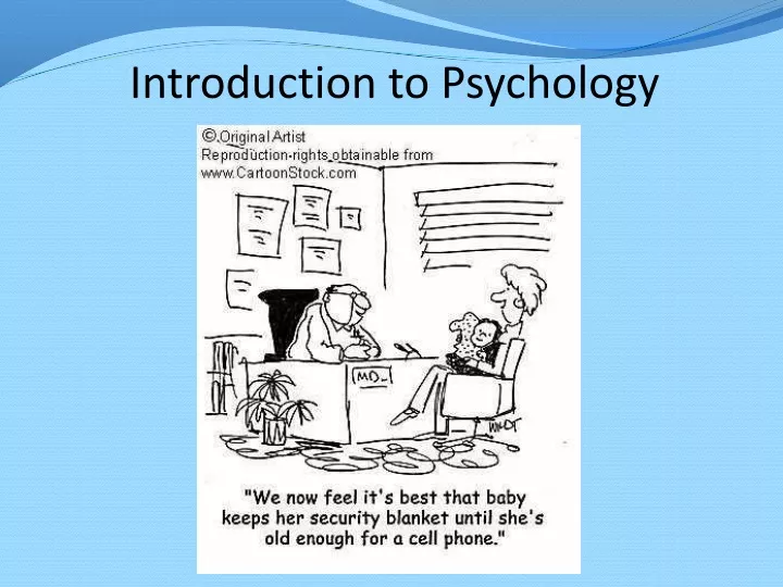 introduction to psychology