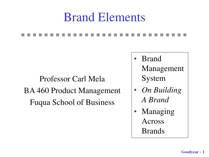 brand elements