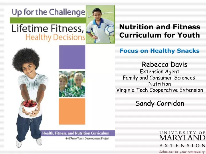 nutrition and fitness curriculum for youth focus
