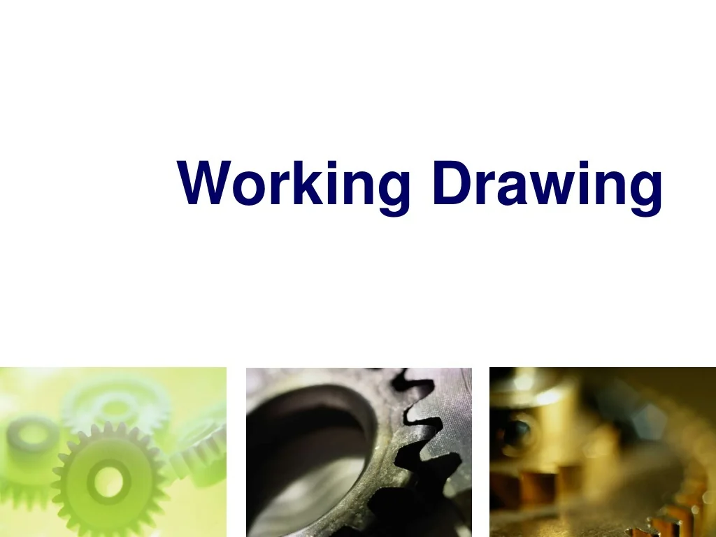 PPT - Working Drawing PowerPoint Presentation, free download - ID:9364553