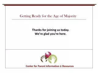 Center for Parent Information  &amp;  Resources