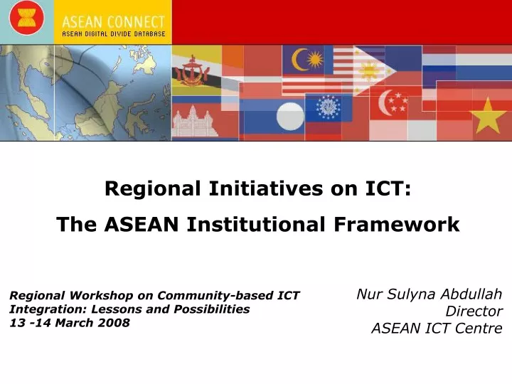 regional initiatives on ict the asean