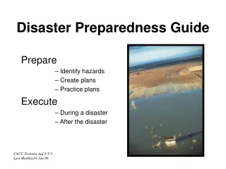 Disaster Preparedness Guide