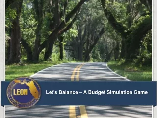Let’s Balance – A Budget Simulation Game