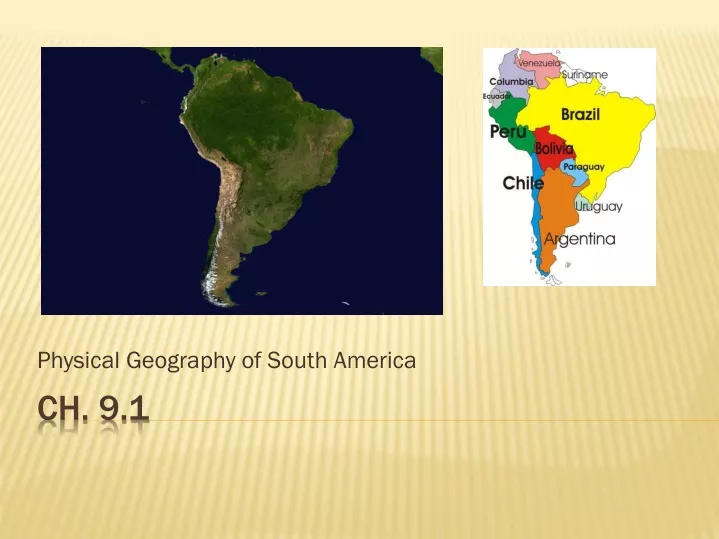 physical geography of south america