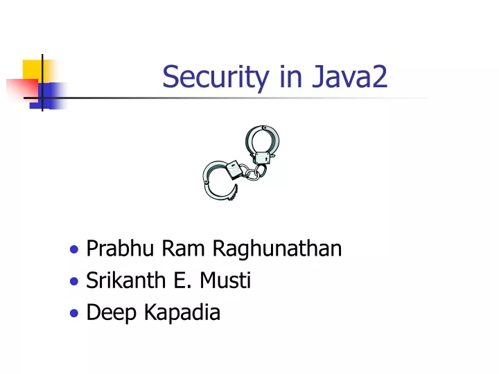 security in java2