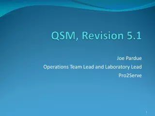 QSM, Revision 5.1